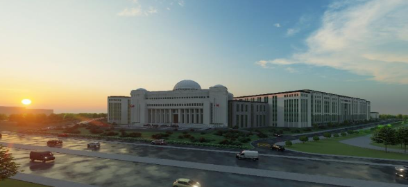 FUNDA MÜHENDİSLİK / Rönesans İnşaat - Yargıtay Binası Dış cephe Aquapanel kaplama işi